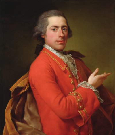 Porträt von Francis William Skipwith, 1766 von Anton von Maron